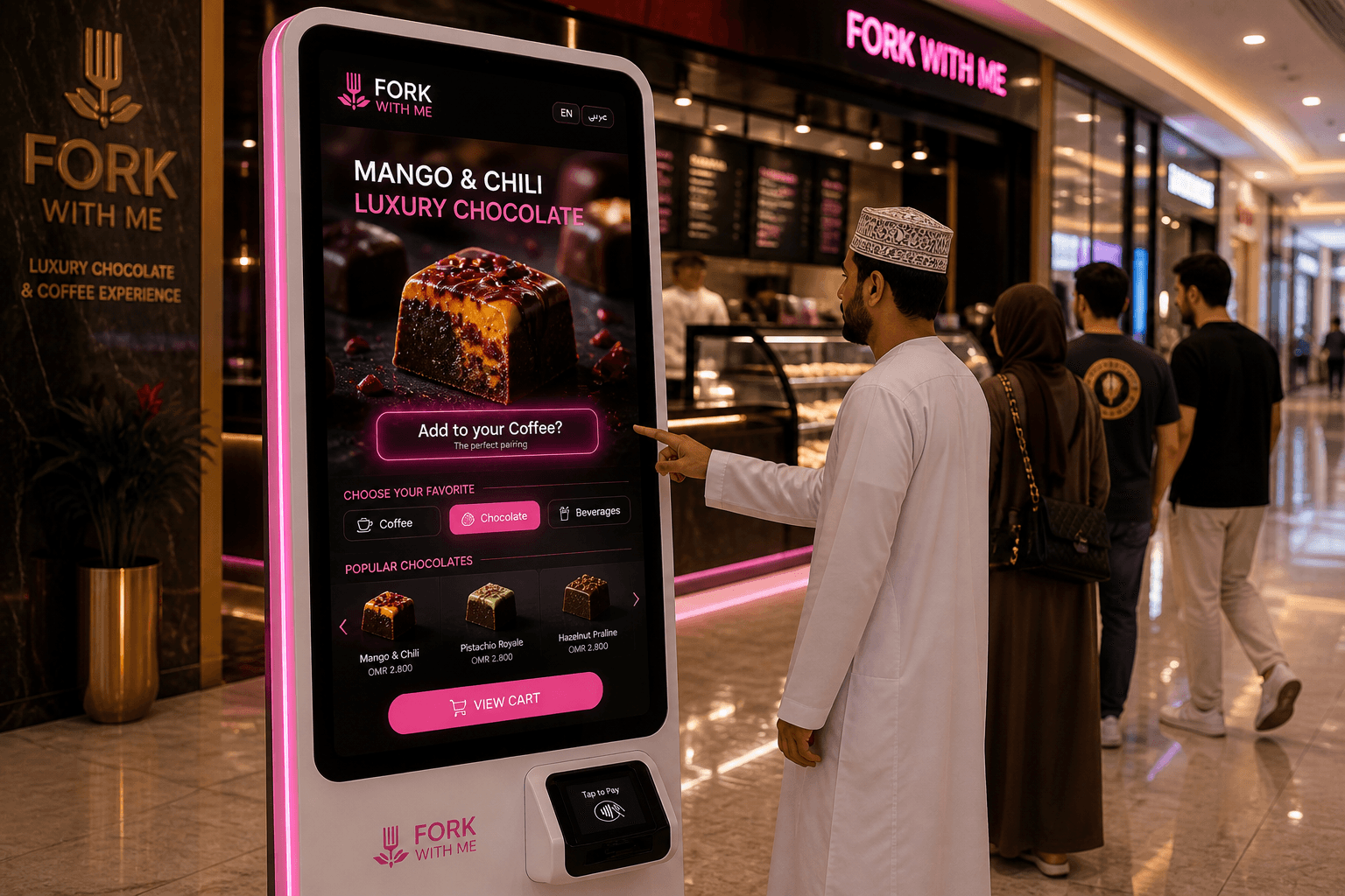 Revolutionizing the Rush Hour How Fork With Me Empowers Self Service Kiosks and Queue Busting