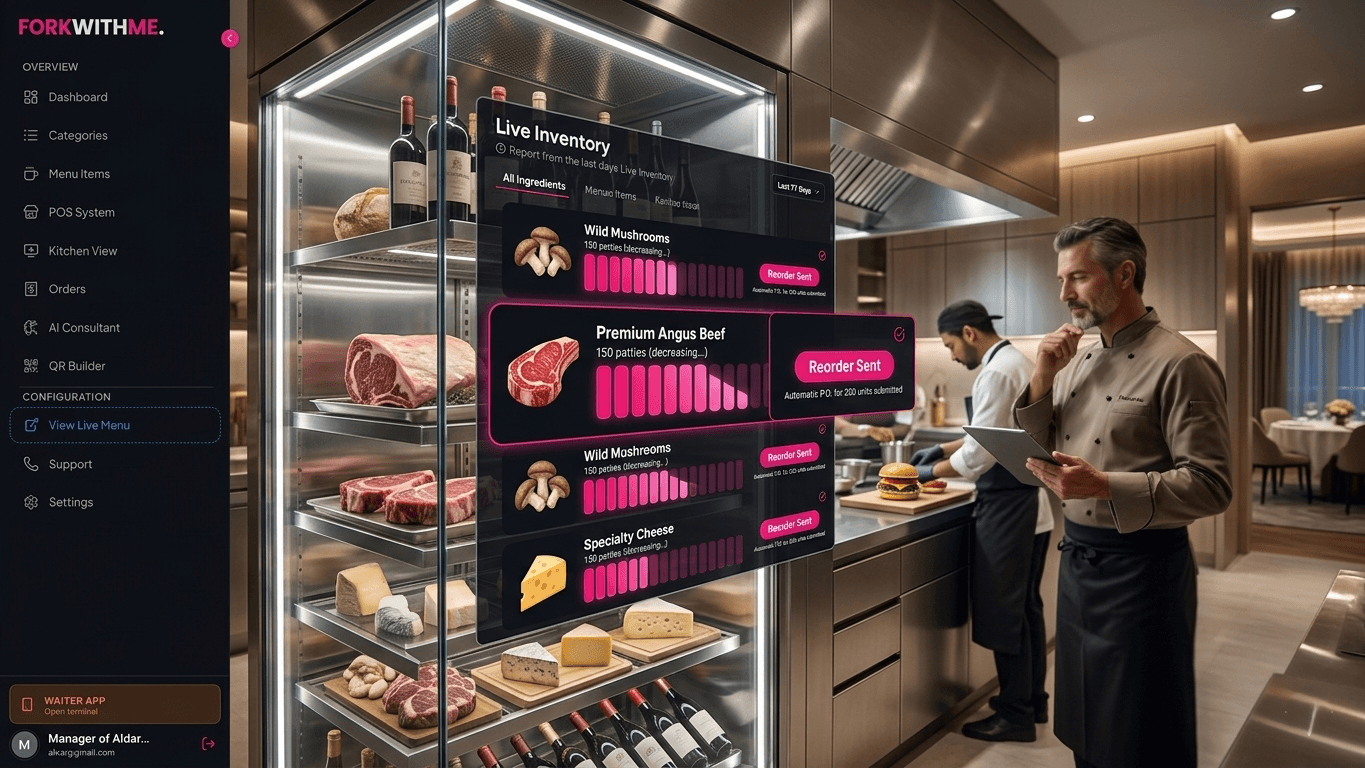 Never Run Out of Ingredients How Fork With Me Perfects Restaurant Inventory